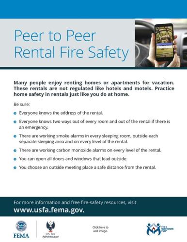 Peer-to-Peer Rental Fire Safety