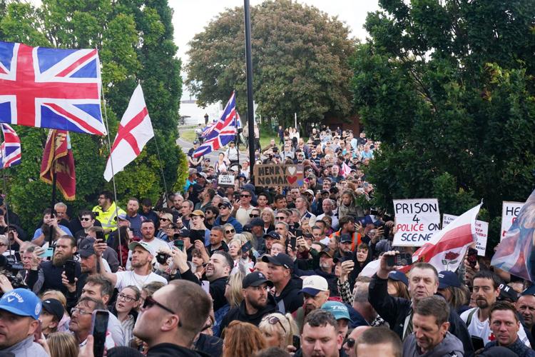 Britain Stabbing Victim Arrested