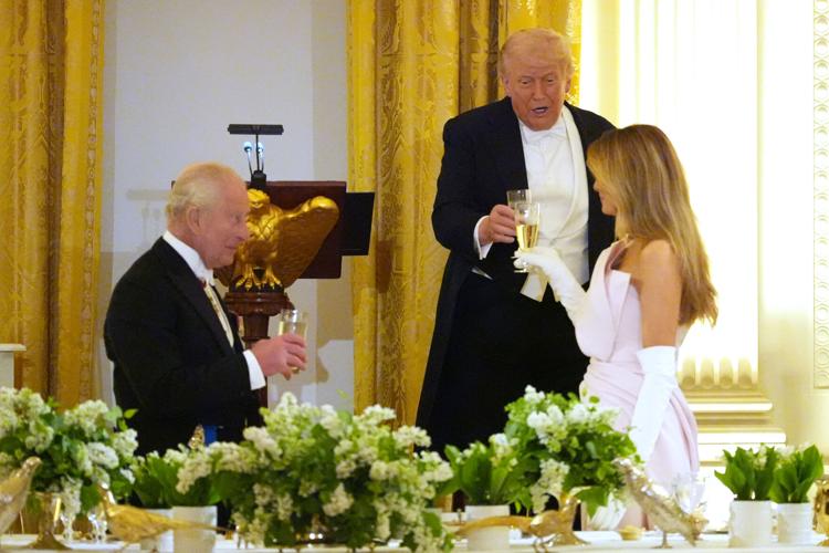 APTOPIX US Britain Royal Visit Trump