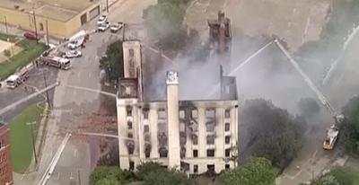 Fire Destroys 115-Year-Old Former Luxury Hotel in Dallas