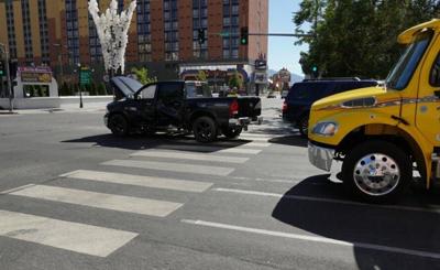 Minor Injuries Reported After Extrication, Rollover Crash Near North Arlington Avenue