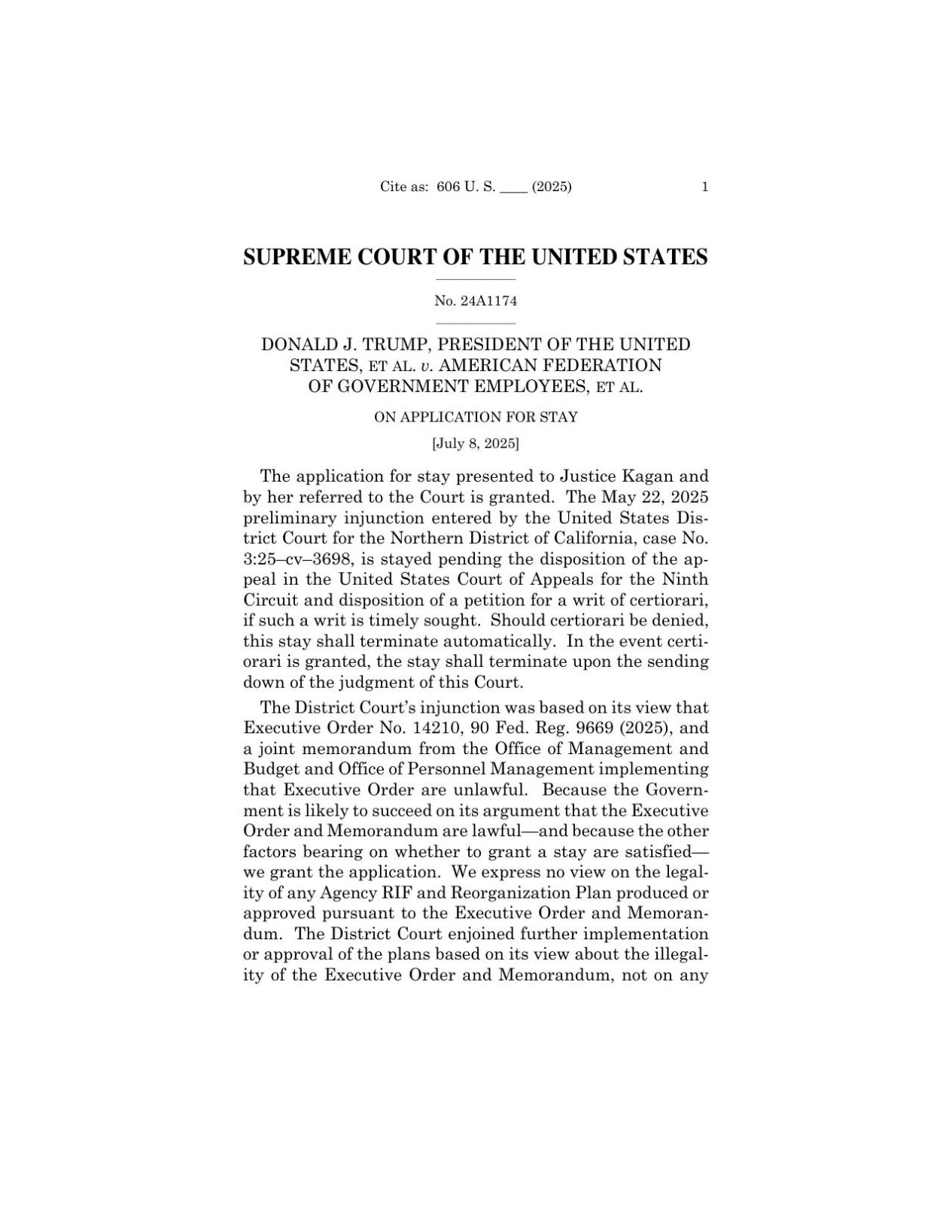 Supreme Court workforce dissent