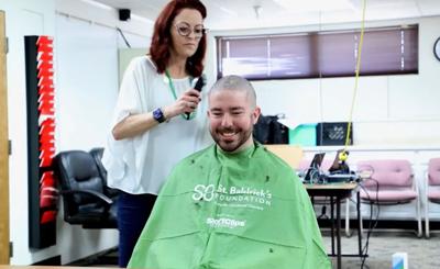 City of Sparks Councilmen shave their heads early for Children's Cancer Research