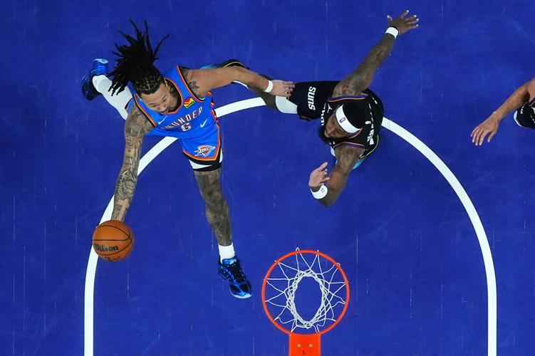 APTOPIX Thunder Suns Basketball