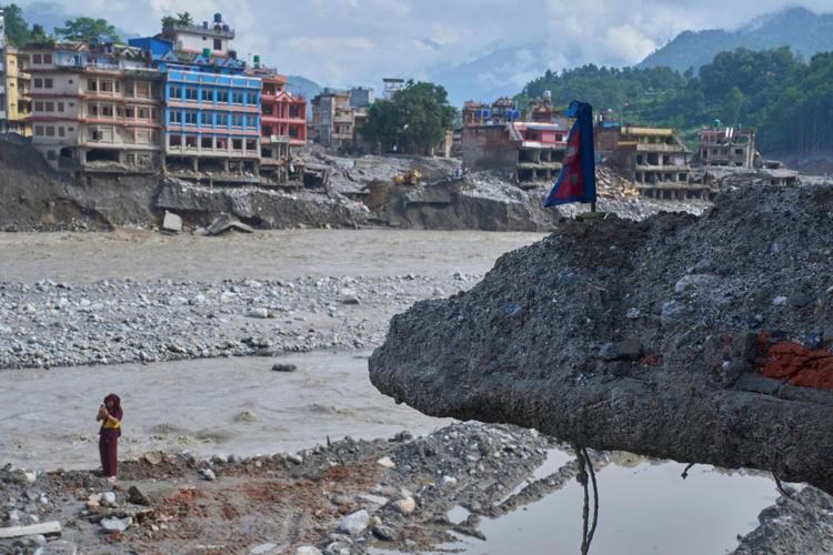 APTOPIX Nepal Flood
