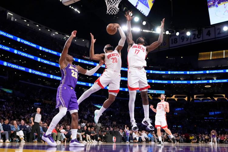 Rockets Lakers Basketball