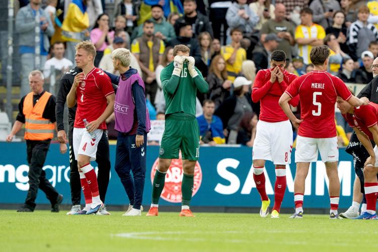Denmark Ukraine Soccer