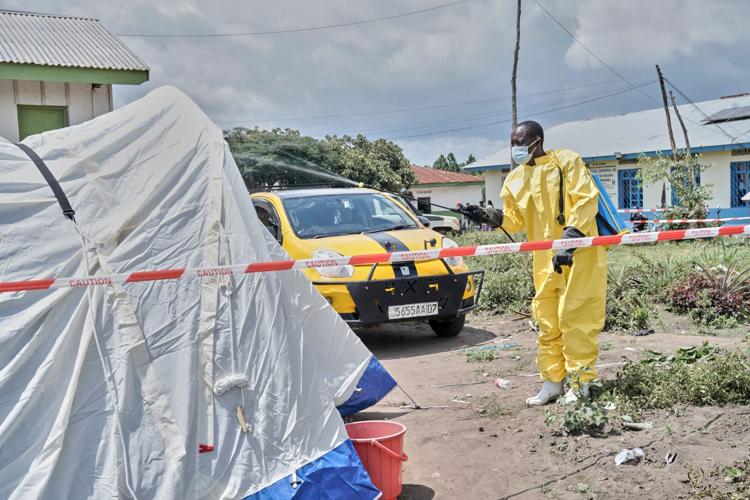 Photos from Congo and Uganda as WHO declare health emergency over Ebola