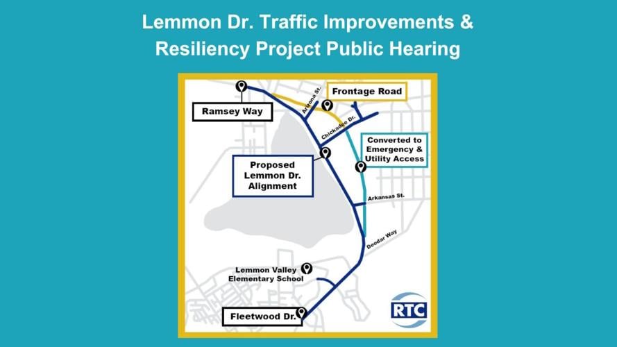 RTC Hosts Public Hearing for the Lemmon Drive Traffic Improvements & Resiliency Project Environmental Assessment