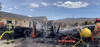 Shed fire Spanish Springs.PNG