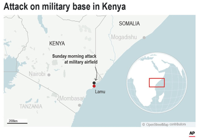 Al-Shabab Attacks Military Base Used By U.S. Forces In Kenya
