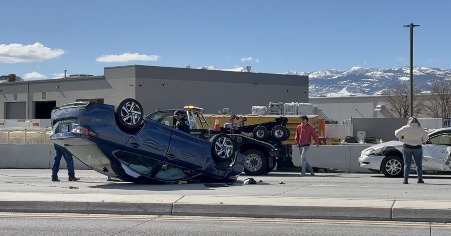 Crash on Sparks Blvd. near Greg