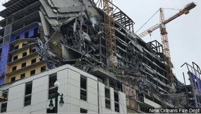 Dangerous Search On For One Missing After New Orleans Hotel Collapse