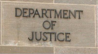 Department of Justice Sign