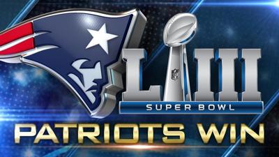 New England Defeat The Los Angeles Rams 13-3 in Super Bowl LIII