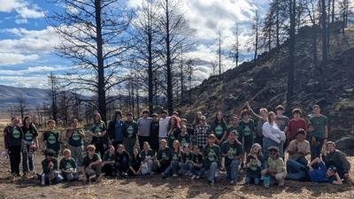 Eagle Valley students help restore Davis Fire burn area in Washoe Valley