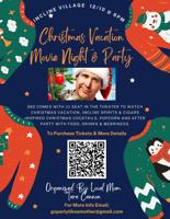 Christmas Vacation Movie Night Poster