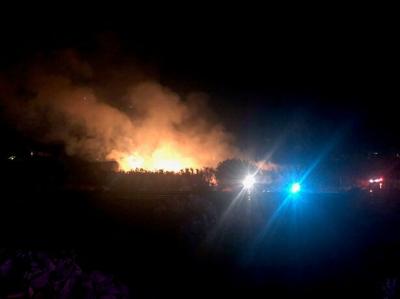 Fire Knocked Down near West Fourth Street, Likely Human Caused