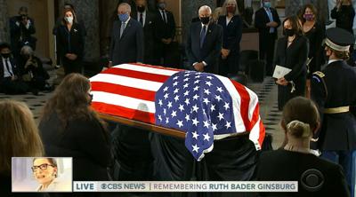 Justice Ginsburg is First Woman to Lie in State at U.S. Capitol