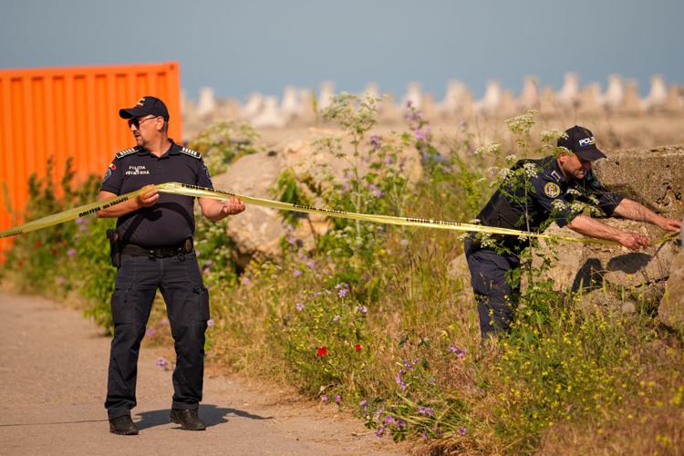 Romania Port Drone Blast