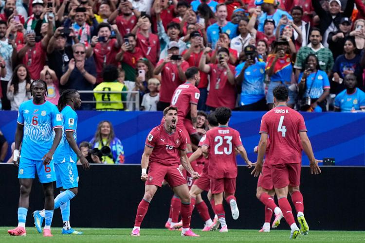 APTOPIX Congo Portugal WCup Soccer