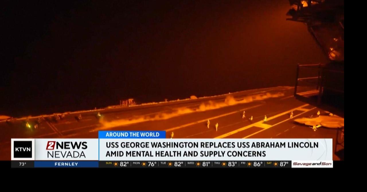 USS George Washington replaces USS Abraham Lincoln due to mental health concerns