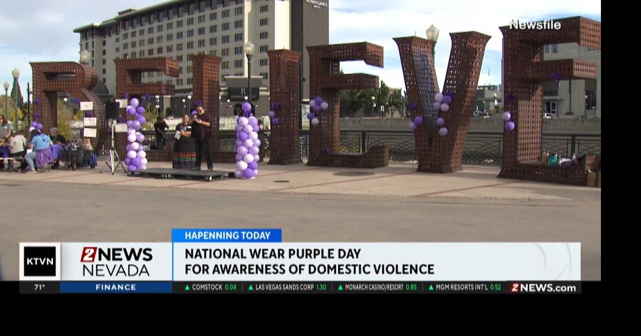 National Wear Purple Day for domestic violence awareness