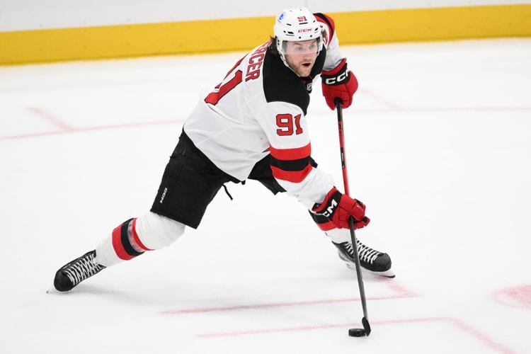 Jets Devils Hellebuyck Trade Hockey