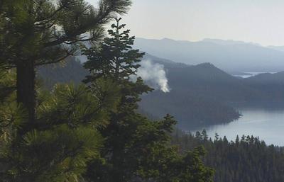 Forward Progress Of Fire Stopped Near Chimney Beach