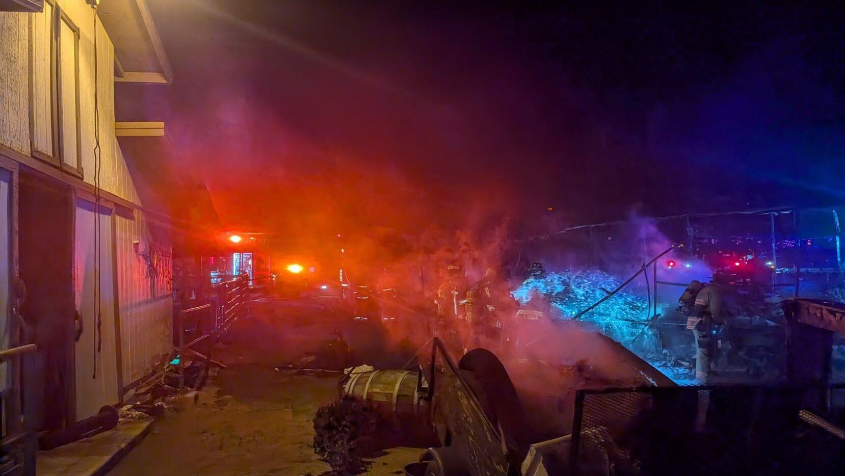 Firefighters put out trailer fire in Golden Valley | Local News | 2news.com
