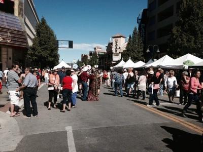 Grape Stomping Competition at the Reno Italian Festival