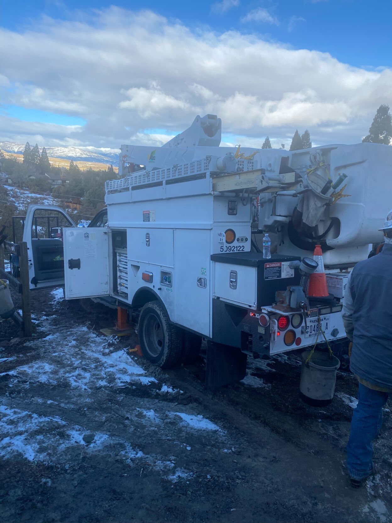 2400 Without Power in Northern Nevada after Power Poles Blown Over