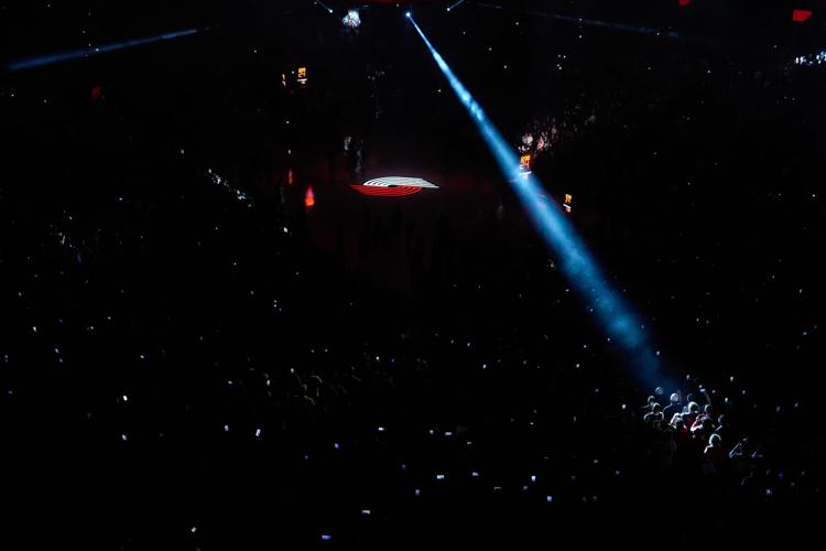 APTOPIX Spurs Trail Blazers Basketball