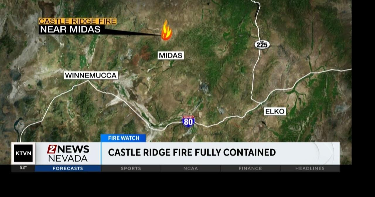 Castle Ridge Fire in Elko County now fully contained | Fire Watch ...