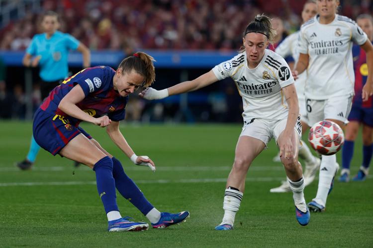 APTOPIX Spain Women's Champions League Soccer