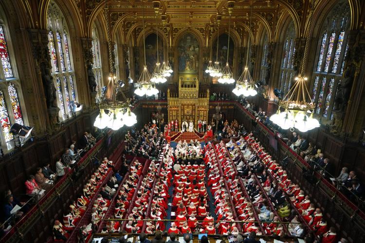 Photos Show King Charles III during the opening of Britain's Parliament