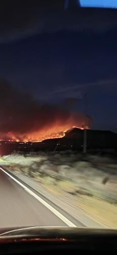 Viewer Submission - Hawk Fire from the petco in Red Rock - Josh Roberson 4.jpg