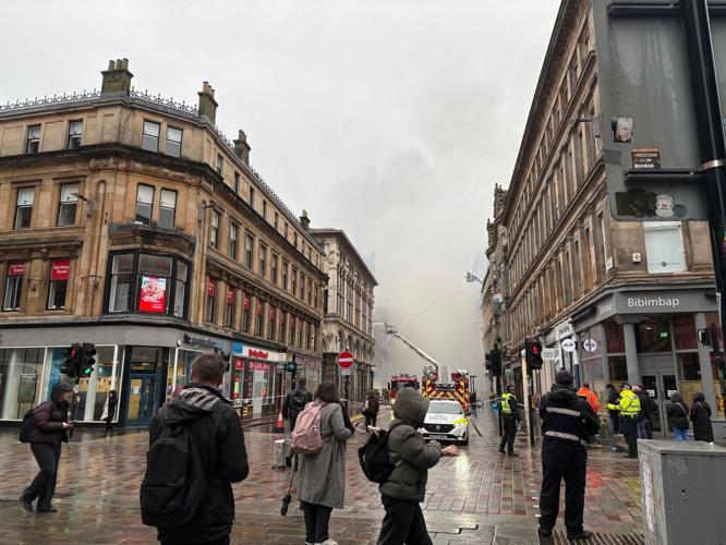Britain Glasgow Fire