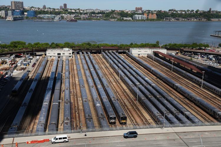 Photos show strike action as North America’s largest commuter rail system shuts down
