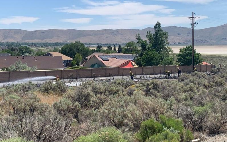 Fire north of Reno