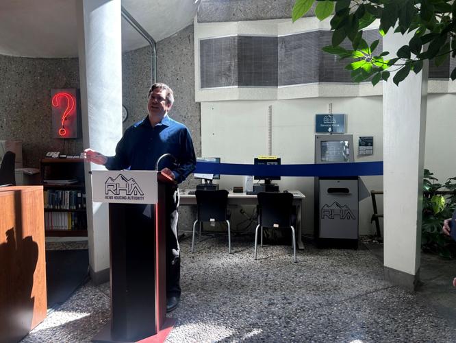 Reno Housing Authority Kiosk Downtown Reno Library