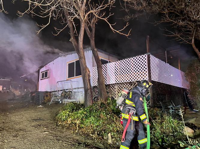 Truckee Meadows Fire & Rescue  KNOCK DOWN SUN VALLEY TRAILER FIRE