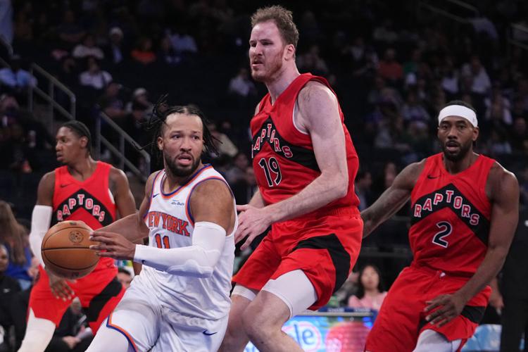 Raptors Knicks Basketball