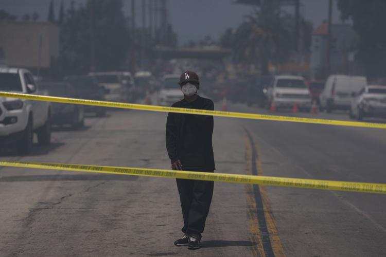 APTOPIX Los Angeles Warehouse Fire