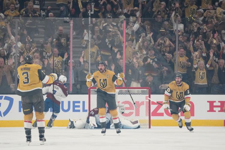Avalanche Golden Knights Hockey