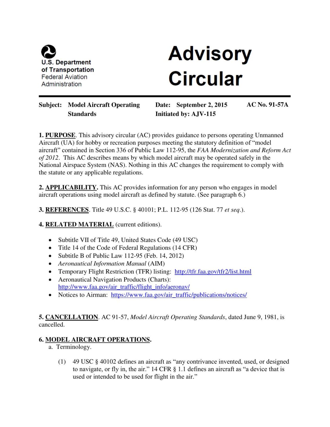 FAA drone info