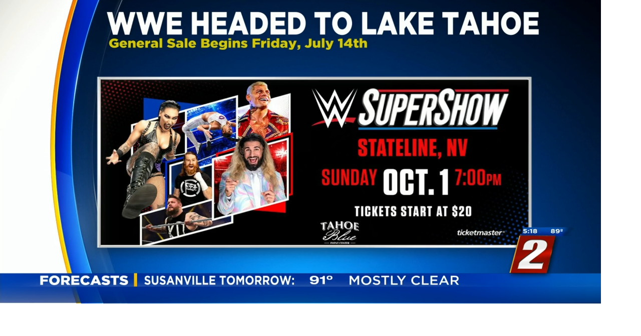 WWE Headed to Lake Tahoe News