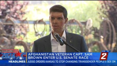 Capt. Sam Brown Returns to the Campaign Trail for U.S. Senate