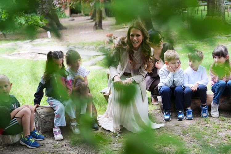 Photos of Kate, the Princess of Wales on her trip to Italy