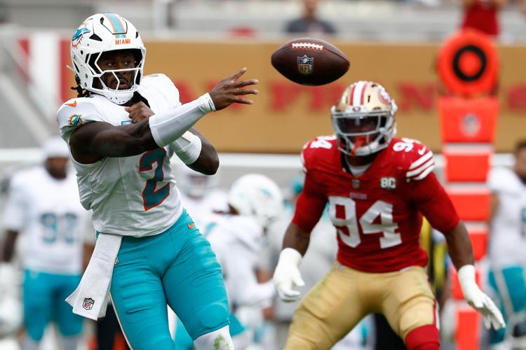 Dolphins 49ers Football
